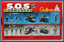 Bad Fire (with Gladios) from S.O.S. Commandos - Vehicles manufactured by Gulliver [Back]