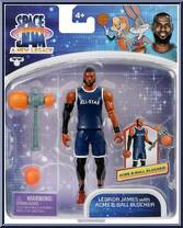 LeBron James (with Acme B-Ball Blocker) from Space Jam - A New Legacy - Basic Series manufactured by Moose Toys [Front]