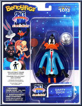 Daffy Duck from Space Jam - A New Legacy - BendyFigs manufactured by Noble Toys [Front]