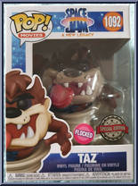 Taz (Flocked) from Space Jam - Pop! Vinyl Figures manufactured by Funko [Front]