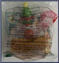 Marvin Martian from Space Jam - Puzzle Base manufactured by McDonald's [Back]