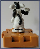 Sylvester and Tweety from Space Jam - Puzzle Base manufactured by McDonald's [Loose]