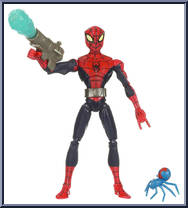 Spider-Man (Web Blaster) from Spectacular Spider-Man (Animated) - Spider Charged manufactured by Hasbro [Loose]