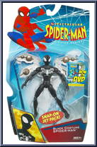 Spider-Man (Black Costume) (Snap-On Jet Pack) Action Figure