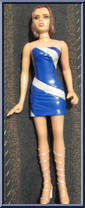 Posh Spice (Blue & White Dress) from Spice Girls (ToyMax) - Basic Series manufactured by Toymax [CTV's Collection]