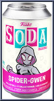 Spider-Gwen from Spider-Man - Across the Spider-Verse - Soda manufactured by Funko [Front]