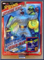 Spider-Man (Spider Glider) from Spider-Man - Adventure Hero - Carded manufactured by Toy Biz [Front]