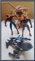 3-Pack (Spider-Man / Sky Sled / Phage) from Spider-Man - Classics - Multi-Packs manufactured by Toy Biz [Loose]