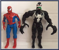 Heavy Hitters 4-pack from Spider-Man - Heavy Hitters manufactured by Toy Biz [Loose]