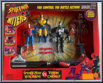 Heavy Hitters 4-pack from Spider-Man - Heavy Hitters manufactured by Toy Biz [Front]