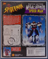 Spider-Man (Spider Armor) from Spider-Man - Battle Action Mega-Armor manufactured by Toy Biz [Back]