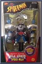 Spider-Man (Spider Armor) from Spider-Man - Battle Action Mega-Armor manufactured by Toy Biz [Front]