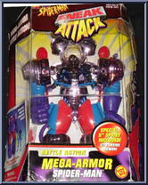 Spider-Man (Spider Sense) from Spider-Man - Battle Action Mega-Armor manufactured by Toy Biz [Front]