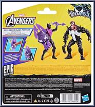 Anti-Venom Black Panther from Spider-Man - VenomVersus - Avengers manufactured by Hasbro [Back]