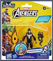 Venomized Loki from Spider-Man - VenomVersus - Avengers manufactured by Hasbro [Front]
