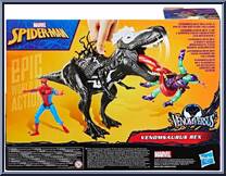 Venomsaurus Rex from Spider-Man - VenomVersus - Spider-Man manufactured by Hasbro [Back]