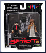 Battle Damaged Spirit / Formal Wear Sand Saref (PX) from Spirit - Minimates - Exclusives manufactured by Diamond Select [Front]