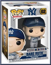 Babe Ruth (Gray Uniform) from Sports Legends - Pop! Vinyl Figures manufactured by Funko [Front]