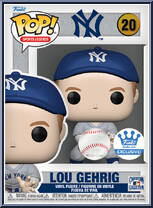Lou Gehrig (Gray Uniform) from Sports Legends - Pop! Vinyl Figures manufactured by Funko [Front]