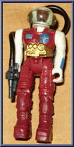 Col. John "Slim" Griffin from Starcom - Starbase Command manufactured by Coleco [Loose]