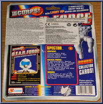Spector (Light Up Weapons) from S.T.A.R. Force - Strategic Astronaut Response Team manufactured by Lanard Toys [Back]