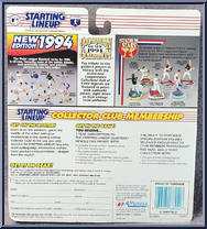 Gary Sheffield (Florida Marlins) (Extended) from Starting Lineup - Baseball - 1994 Series manufactured by Kenner [Back]