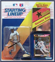 George Bell from Starting Lineup - Baseball - 1992 Series manufactured by Kenner [Front]