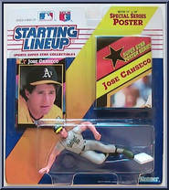 Jose Canseco from Starting Lineup - Baseball - 1992 Series manufactured by Kenner [Front]