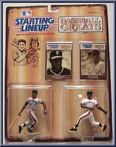 Willie McCovey / Willie Mays from Starting Lineup - Baseball - Greats manufactured by Kenner [Front]