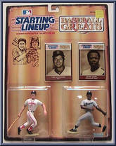 Carl Yastrzemski / Hank Aaron from Starting Lineup - Baseball - Greats manufactured by Kenner [Front]