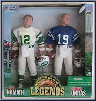 Joe Namath / Johnny Unitas (Legends) Action Figure