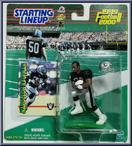 Napoleon Kaufman from Starting Lineup - Football - 1999 Series manufactured by Kenner [Front]