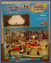 Mike Richter / Mark Messier from Starting Lineup - Hockey - Classic Doubles - 1999 manufactured by Kenner [Front]