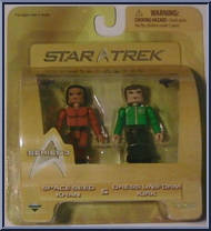 Space Seed Khan / Dress Uniform Kirk Action Figure