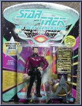 Commander William T. Riker from Star Trek - Next Generation - Series 1 manufactured by Playmates [Front]