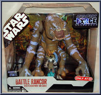 Battle Rancor (with Felucian Rider and Saddle) from Star Wars - 30th Anniversary Collection - Saga Legends - Fan's Choice manufactured by Hasbro [Front]