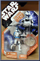 Clone Trooper Officer (Blue)  from Star Wars - 30th Anniversary Collection - Saga Legends manufactured by Hasbro [Front]
