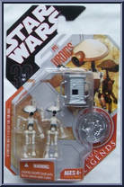 Pit Droids (White) from Star Wars - 30th Anniversary Collection - Saga Legends manufactured by Hasbro [Front]