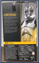 332nd Ahsoka's Clone Trooper from Star Wars - Black Series (2020) - Clone Wars manufactured by Hasbro [Back]