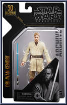 Obi-Wan Kenobi from Star Wars - Black Series - Archive - Basic Series manufactured by Hasbro [Front]