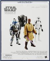 Episode II from Star Wars - Black Series - Red - Digital Release Commemorative Collection manufactured by Hasbro [Front]