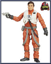 Poe Dameron from Star Wars - Black Series - Red - 3.75" Scale - Wal-Mart manufactured by Hasbro [Loose]