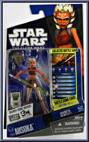 Ahsoka Tano from Star Wars - Clone Wars (2008) - Battle Game Cards manufactured by Hasbro [Front]