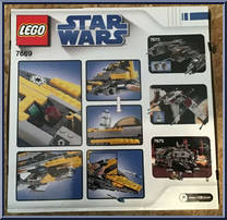 Anakin's Jedi Starfighter from Star Wars - Clone Wars - Basic Series manufactured by Lego [Back]