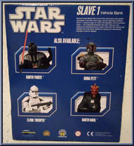 Slave 1 from Star Wars - Banks manufactured by Diamond Select [Back]