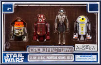 C1-10P / C4-R4C / Professor Huyang / RD-3 from Star Wars - Disney Parks - Droid Factory manufactured by Disney [Front]