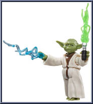 Master Yoda from Star Wars - Epic World of Action - Power Force manufactured by Hasbro [Loose]