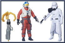 First Order Snowtrooper Officer / Snap Wexley from Star Wars - Force Awakens - Multi-Packs manufactured by Hasbro [Loose]