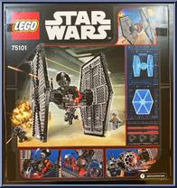 First Order Special Forces TIE Fighter from Star Wars - Force Awakens - Basic Series manufactured by Lego [Back]