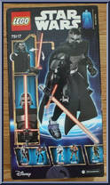 Kylo Ren from Star Wars - Force Awakens - Basic Series manufactured by Lego [Back]